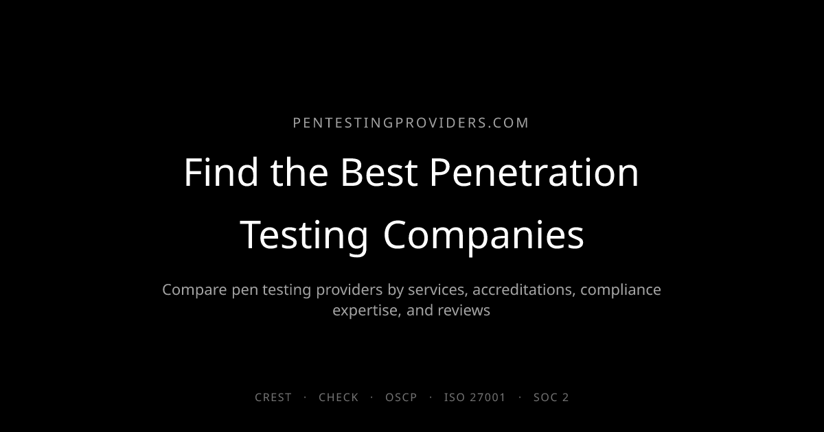 SCADA/ICS Penetration Testing Providers | Pentesting Providers
